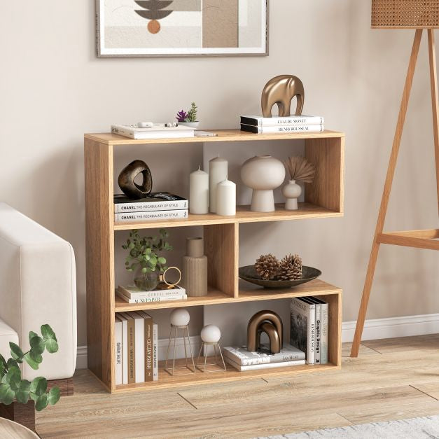 3-Shelf Open Cube Bookcase With Anti-Toppling Device