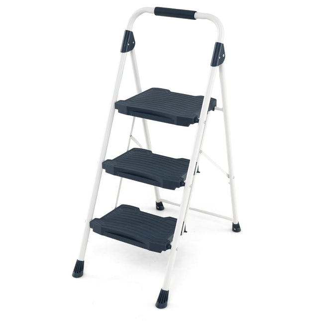 3-Step Folding Ladder with Handrail, 360 kg Capacity