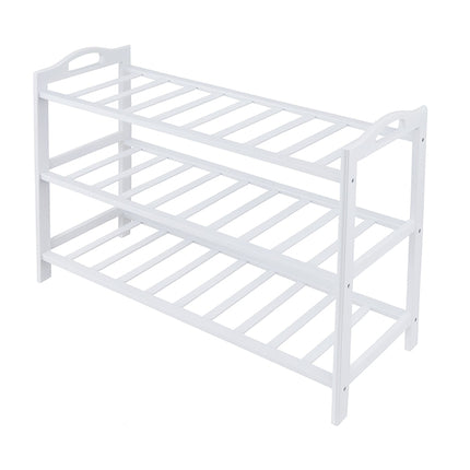 3-Tier Bamboo Shoe Rack for 9 Pairs
