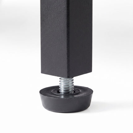 3-Tier Black Printer Stand with Adjustable Shelf