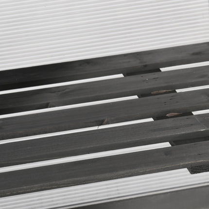 Greenhouse cold frame box, wood & polycarbonate, weatherproof