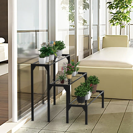 3-Tier Metal Plant Stand – Indoor/Outdoor Use