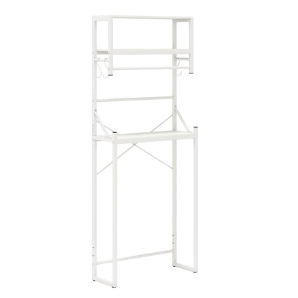 3-Tier Over-Toilet Bathroom Shelf, 64x24x162 cm, White