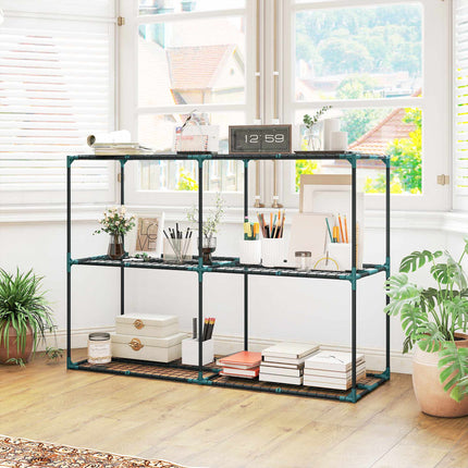 3-Tier Plant Stand, Steel, 20kg Capacity, Dark Green