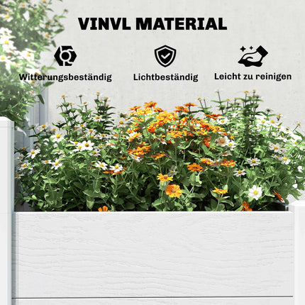 3-Tier Stackable Garden Bed, Vinyl, Easy Assembly