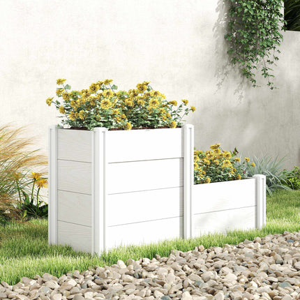 3-Tier Stackable Garden Bed, Vinyl, Easy Assembly