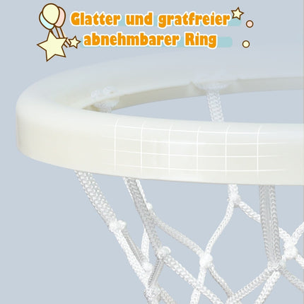 3-in-1 Adjustable Kids Sports Set: Basketball, Soccer, Ring Toss