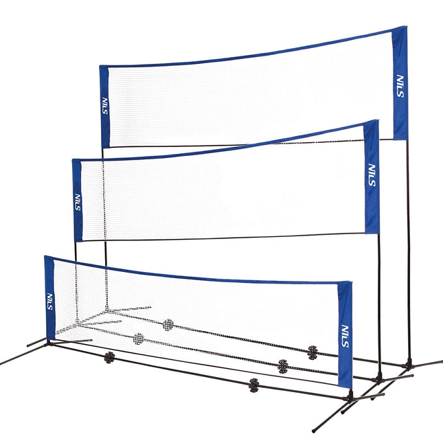 3-in-1 Badminton, Tennis, Volleyball Net Set