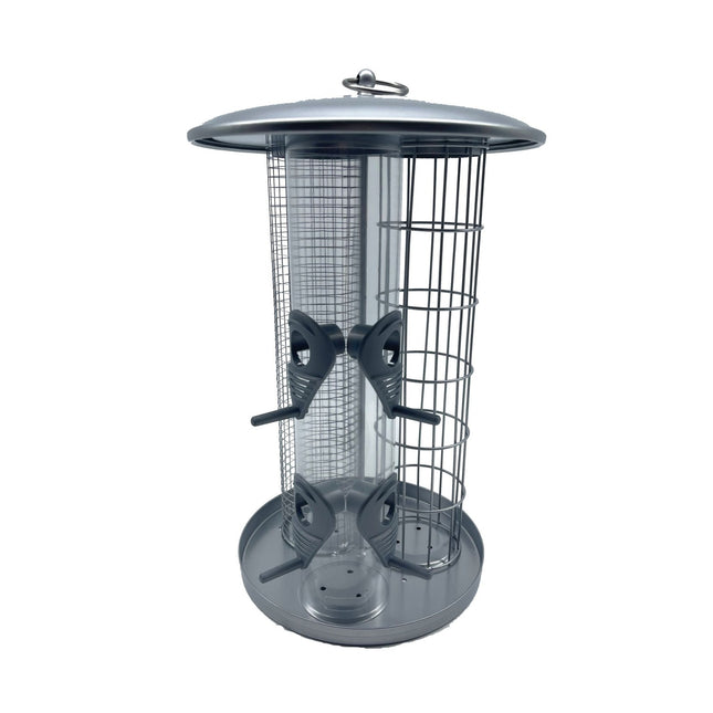 3-in-1 Bird Feeder with Tray for Wild Birds