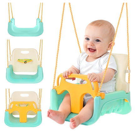 3-in-1 Children's Swing, Adjustable Ropes, 30 kg Capacity
