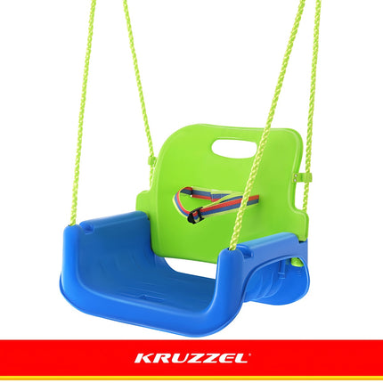 3-in-1 Children's Swing, Adjustable Ropes, 30kg Capacity