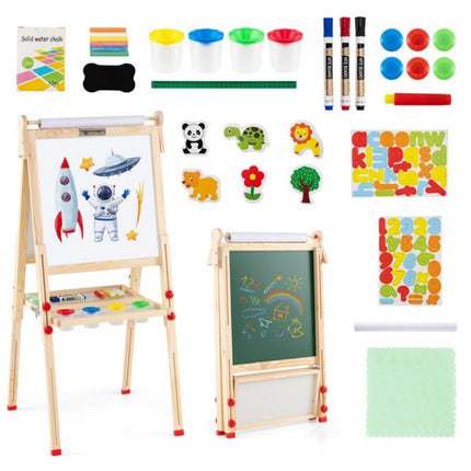 3-in-1 Kids Art Easel – Magnetic, Adjustable, Foldable
