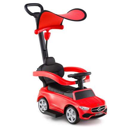 3-in-1 Mercedes-Benz Ride-On Car for Kids, Red, 18-36 Months
