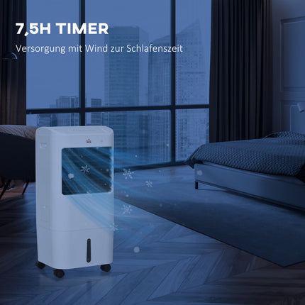 Portable 3-in-1 Air Conditioner, Humidifier, Cooler – 15L, Remote Control, Timer