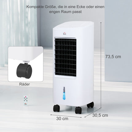Mobile air conditioner and humidifier, 7L, remote control, 3 speeds