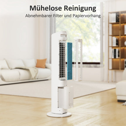 3-in-1 Portable Air Cooler, 3L Tank, 3 Speeds, White