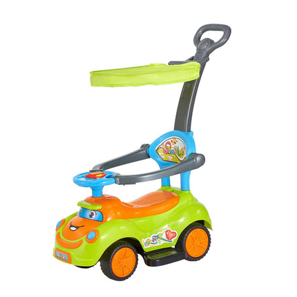 3-in-1 Toddler Ride-On Push Car, 25 kg, Guardrails, Storage