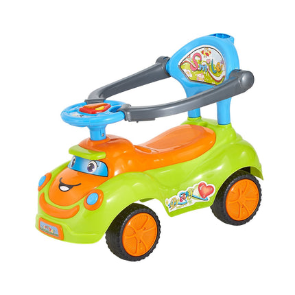 3-in-1 Toddler Ride-On Push Car, 25 kg, Guardrails, Storage