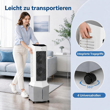 3-in-1 Tower Fan, Humidifier & Cooler with Remote Control