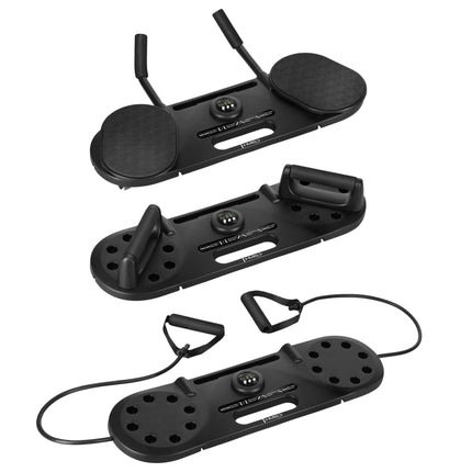 3-in-1 Workout Board with Push-Up Handles & Resistance Bands
