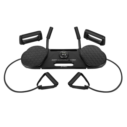 3-in-1 Workout Board with Push-Up Handles & Resistance Bands