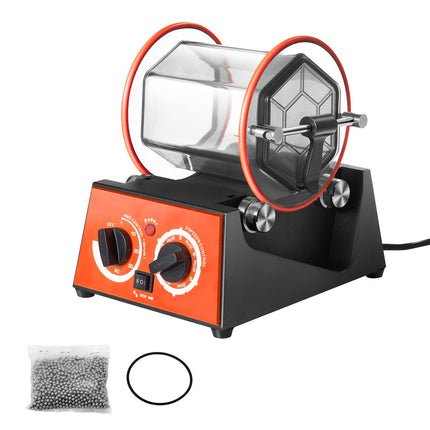 3kg Rotary Tumbler Polisher, 5-Speed Timer, 230V