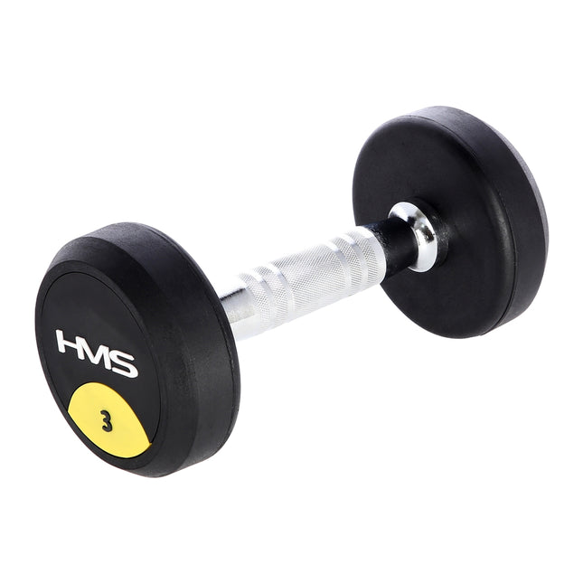 3 kg Rubber Dumbbell – Home Gym Equipment