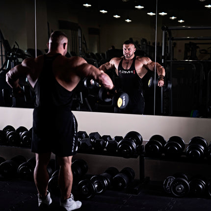 3 kg Rubber Dumbbell – Home Gym Equipment
