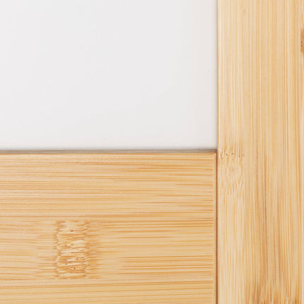 3-part screen with bamboo frame