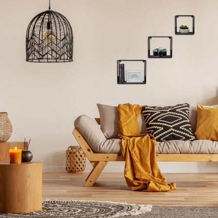 3 pcs. Cube-shaped shelves