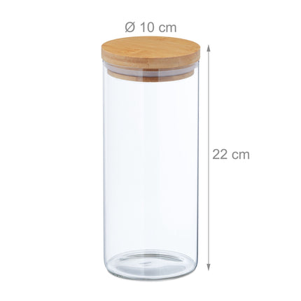3 pcs. Storage jars 1300 ml