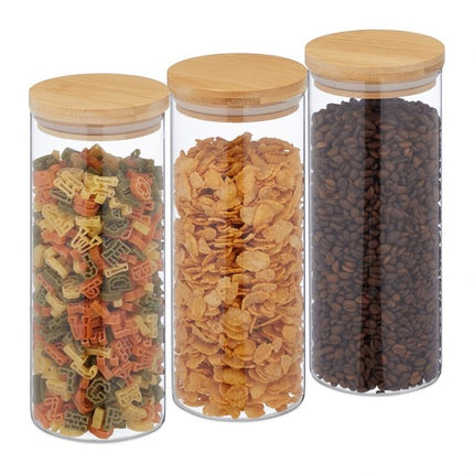 3 pcs. Storage jars 1500 ml