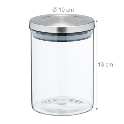 3 pcs. Storage jars in various sizes