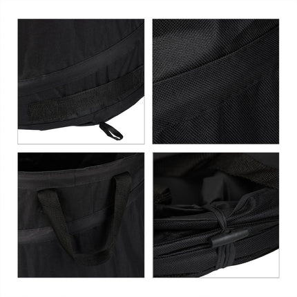 3 pcs. garden bags 160-liter black