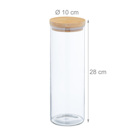 3 pcs. storage jars 1800 ml