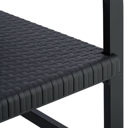 3-piece balcony furniture set in rattan look