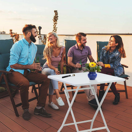 3-piece balcony furniture set in wooden look
