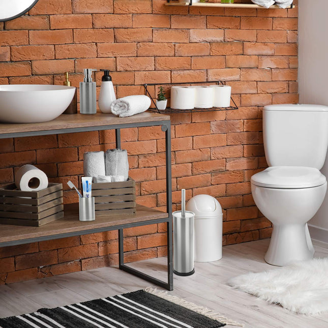 3-piece bathroom set stainless steel