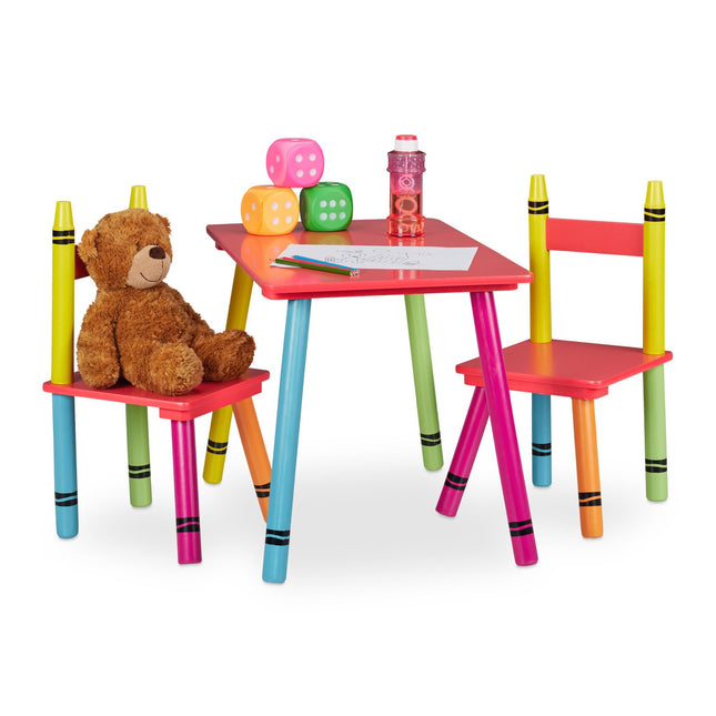 3-piece children's seating group, colorful