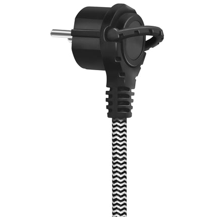 3-way outlet with textile cable
