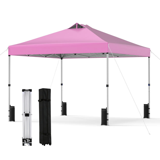 3 x 3 m Pink Pop-Up Pavilion with Sandbags & Stakes
