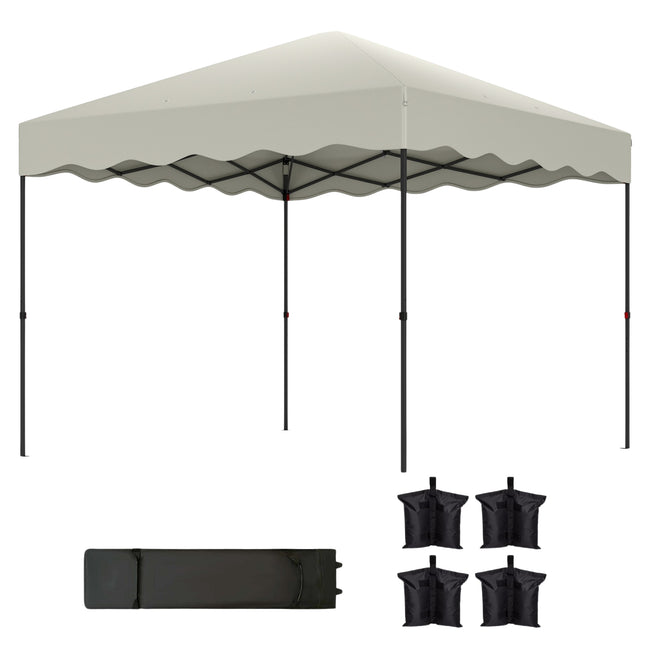 3x3m pop-up pavilion, water-repellent, UV 50+ protection