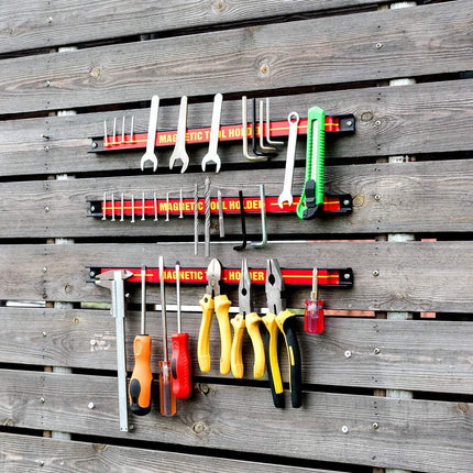 3 x magnetic tool holder wall magnetic strip set magnetic strip 46 cm