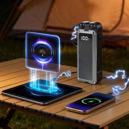 4000A Portable Jump Starter, 12V 24000mAh Power Bank