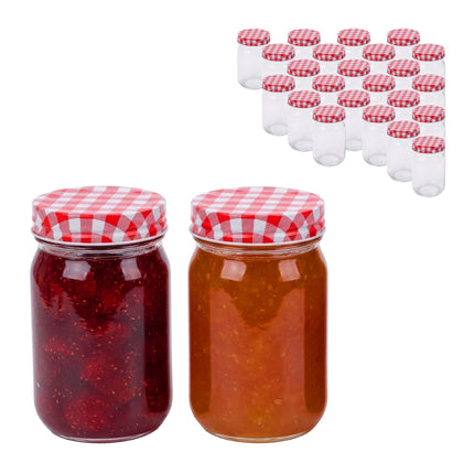 400 ml Glass Jam Jars Set – Twist-Off Airtight Lids
