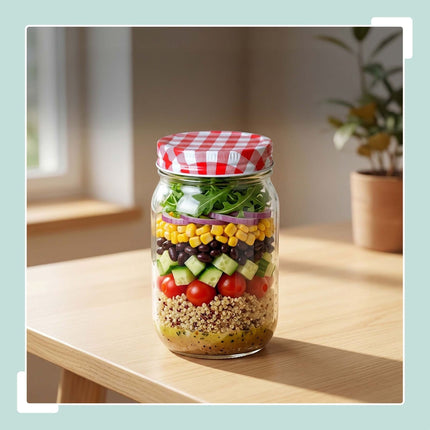 400 ml Glass Jam Jars Set – Twist-Off Airtight Lids