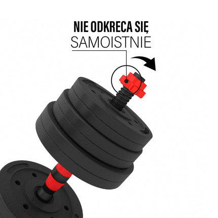 40kg Adjustable Barbell & Dumbbell Set for Home Gym