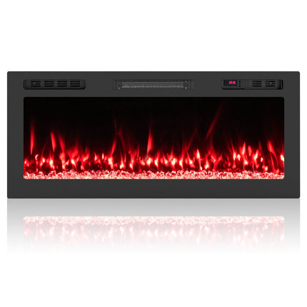 42" Electric Fireplace with Smart Control & Heater