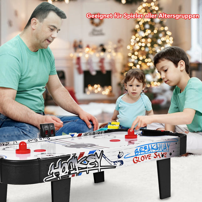 42-Inch Mini Air Hockey Table with LED Scoreboard