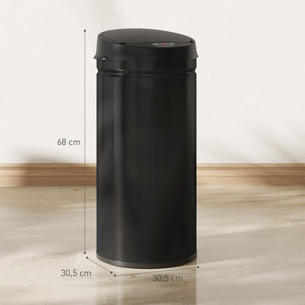 42L Stainless Steel Sensor Bin, Touchless with Soft-Close